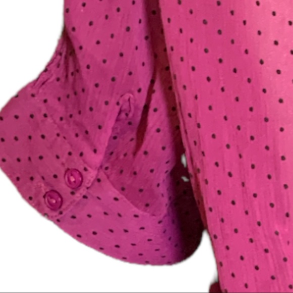 Jessica Purples & Black Polkadot Semi Transparent Short S Size M - Picture 12 of 12